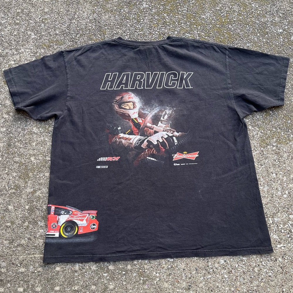 Kevin Harvick #29 Chase Authentic T Shirt Black Budweiser